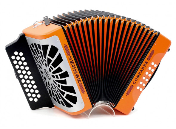 Hohner Compadre 2ª voz GCF (sol-do-fa) Laranja Hohner Compadre 2ª voz GCF (sol-do-fa) Laranja